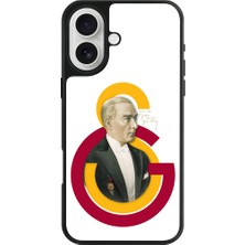 Galatasaray iPhone 16 Uyumlu Galatasaray Ata Arma Lisanslı Telefon Kılıfı