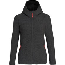 Salewa Sarner 2l Kadın Tam Fermuarlı Kapüşonlu Sweatshirt Siyah