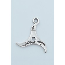 Anime Naruto Hokage Gümüş Kaplama Kolye Ucu