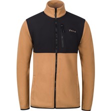 2AS Picture Organic 2AS Cliff Erkek Parçalı Ince Polar Sweatshirt Camel