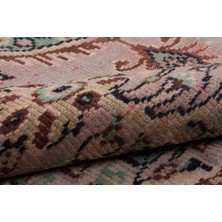 El Dokuma %100 Yün Türk Vintage Halı Yerli Üretim ÖLÇÜ;180X254