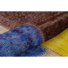 Modern El Dokuma Patchwork Halı Multi ÖLÇÜ;230 x 230