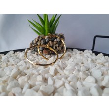 Stainless Steel Halka Çelik Küpe
