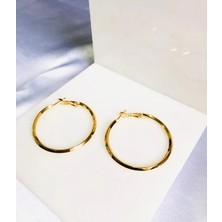 Stainless Steel Halka Çelik Küpe