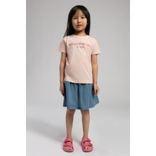 Perth Kız Çocuk T-Shirt Pudra
