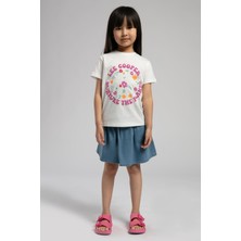 Imelda Kız Çocuk T-Shirt Ekru
