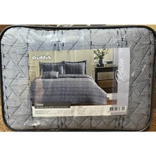 Özdilek Rain Çift Kişilik Yatak Örtüsü Takımı Indigo