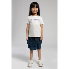 Perth Kız Çocuk T-Shirt Ekru