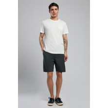 Lee Cooper Codrin Erkek %100 Pamuk O Yaka T-Shirt Ekru