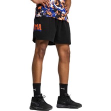 Puma Rival Rage Tech Erkek Siyah Basketbol Şortu 68545101