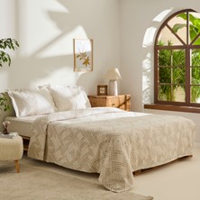 Kaşmir Home Sagan Çift Kişilik Pike Takımı Bej