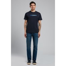 Lee Cooper Jagger Erkek Slım Straıght Dar Kesim Normal Bel Düz Paça Jean Pantolon Mavi