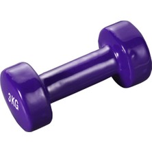 Ckspor 3 kg Köşeli Vinyl Dambıl Kaymaz Özel Kaplama Ithal Ergonomik Dambıl 1 Adet