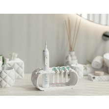 Yastık Desenli Şarjlı Diş Fırçası ve Başlık Standı