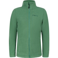 2AS Crystal Çocuk Tam Fermuarlı Ince Polar Sweatshirt Yeşil