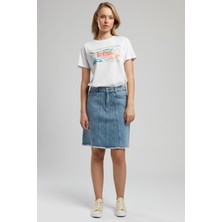 Kaylie Kadın Jean Etek Denim