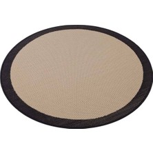 Jüt Sisal Yuvarlak Kilim Yıkanabilir Kilim 9716 Yuvarlak