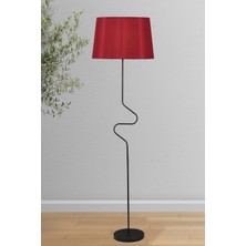 Snake Tekli Siyah Lambader Bordo Şapka  Modern , Oturma Odası ,yatak Odası , Salon Lambader