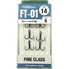 Fudo 2231 Treble Fıne Class Ft-01 Black Nıkel Üçlü Iğne - 4
