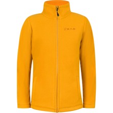 2AS Crystal Çocuk Tam Fermuarlı Ince Polar Sweatshirt Hardal