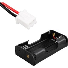kzy mobilyal Powermaster IC-233A Plastik Siyah AA 2'li Pil Yuvası