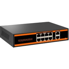 Powermaster PM-25011 8 Port Gigabit Poe Switch
