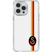 Galatasaray iPhone 14 Pro Max Uyumlu Galatasaray Parçalı Detay Siyah Arma Lisanslı Telefon Kılıfı