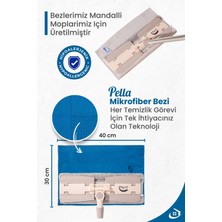 Pella 6 Lı Mikrofiber Temizlik Bezi, Cam, Araba Silme Bezi, Mutfak, Fiber Temizleme Bezi, 40X30 cm