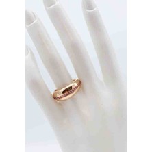 Glare Jewellery Shesra Düz Pembe Taş Yüzük