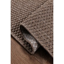 Tm-01 Sisal Jut Hasır Model Tek Renk Dokuma Yıkanabilir Toz Vermez  Halı Krem