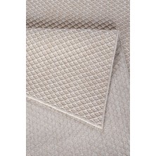 Tm-01 Sisal Jut Hasır Model Tek Renk Dokuma Yıkanabilir Toz Vermez  Halı Krem