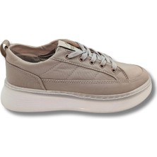Noka - Soho | Kadın Sneaker | Şıklık ve Konforu Bir Araya Getirin - Noka Soho - Bej - 37