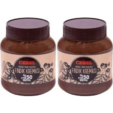 Fındık Parçacıklı Kakaolu Fındık Kreması 350 gr %50 Fındık Cebel Çikolata (2 Adet x 350 Gr)