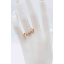 Glare Jewellery Shesra Düz Model Vip Taşlı Yüzük