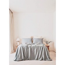 Pırıltı Collection Çift Kişilik Keten Nevresim TAKIMI(%100 Yıkanmış Fransız Keten)