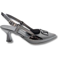 Frieda | Arkası Açık Stiletto - Frieda - Siyah - 37
