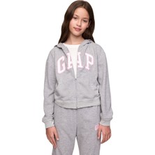 Gap Relaxed Gap Logo Fermuarlı Sweatshirt -  746744