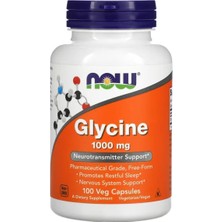 Now Foods, Glycine, 1,000 Mg, 100 Veg Capsules