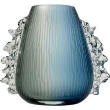 Saphira Mavi Cam Vazo Küçük