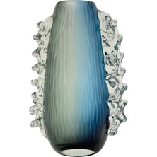 Saphira Mavi Cam Vazo Büyük