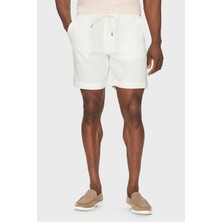 Boss Streç Keten Karışımlı Regular Fit Normal Bel Short Erkek Short 50538016 100