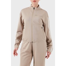 Ea7 Logolu Regular Fit Dik Yaka Fermuarlı Sweat Kadın Sweat 7W000275 AF12501 U6155