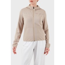 Ea7 Streç Pamuklu Regular Fit Kapüşonlu Sweat Kadın Sweat 7W000278 AF12501 U6155