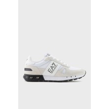Ea7 Logolu Süet Detaylı Sneaker Ayakkabı  Ayakkabı X8X151 XK354 S271