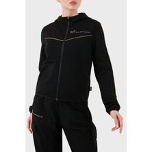 Ea7 Streç Pamuklu Regular Fit Kapüşonlu Sweat Kadın Sweat 7W000278 AF12501 UC001