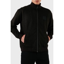 Boss Pamuklu Regular Fit Dik Yaka Fermuarlı Sweat Erkek Sweat 50531043 001