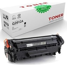 Hp Laserjet Uyumlu Q2612A 1005/1010/1012/1015/1018/1020/1022/ 2000 Sayfa Kapasiteli Muadil Toner