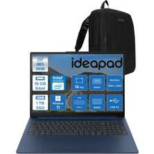 Lenovo Ideapad Slim 3 16IRH10 Intel Core I5 13420H 16GB 1tb SSD Windows 11 Home 16" Wuxga (1920X1200) IPS 300NITS Taşınabilir Bilgisayar 83K2001RTRH02 + Zetta Çanta