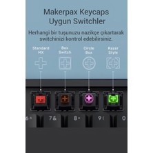 Makerpax Valorant Sage Keycaps, Q-E-X-C Mekanik Klavye Tuşu