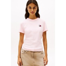 Kadın Tjw Badge T-Shirt - Pembe
